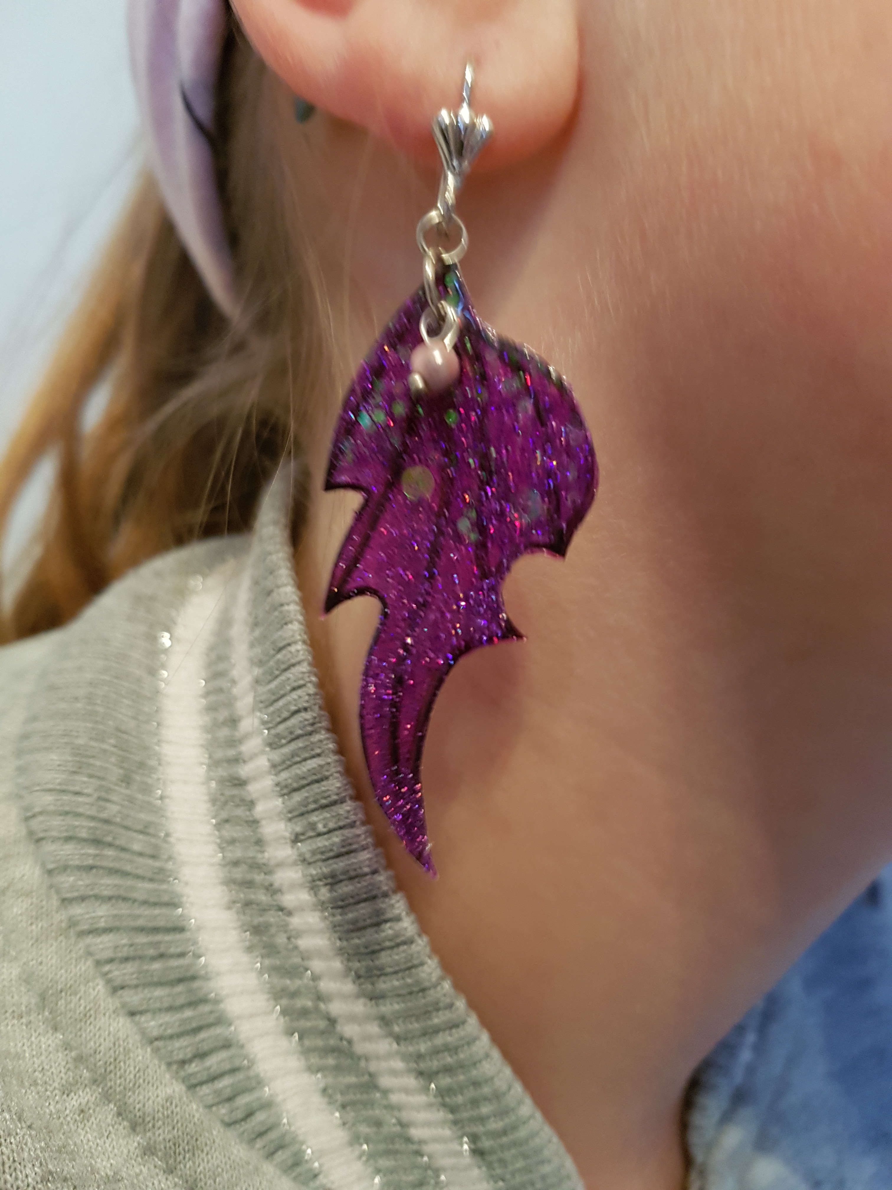 Boucles d'oreille draconiques
