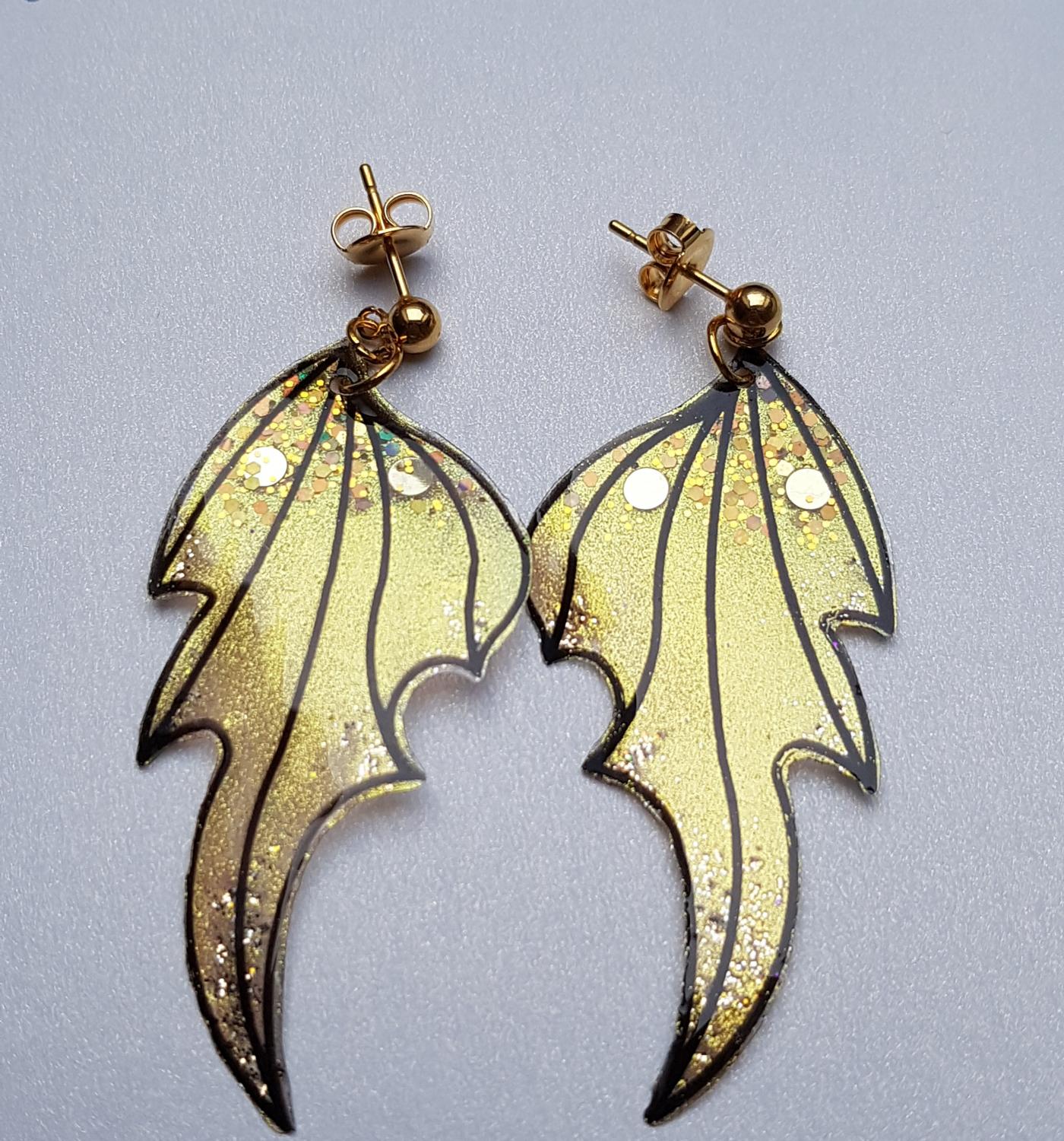 Boucles d'oreille draconiques