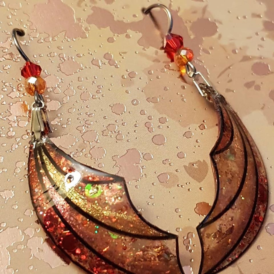 Boucles d'oreille draconiques
