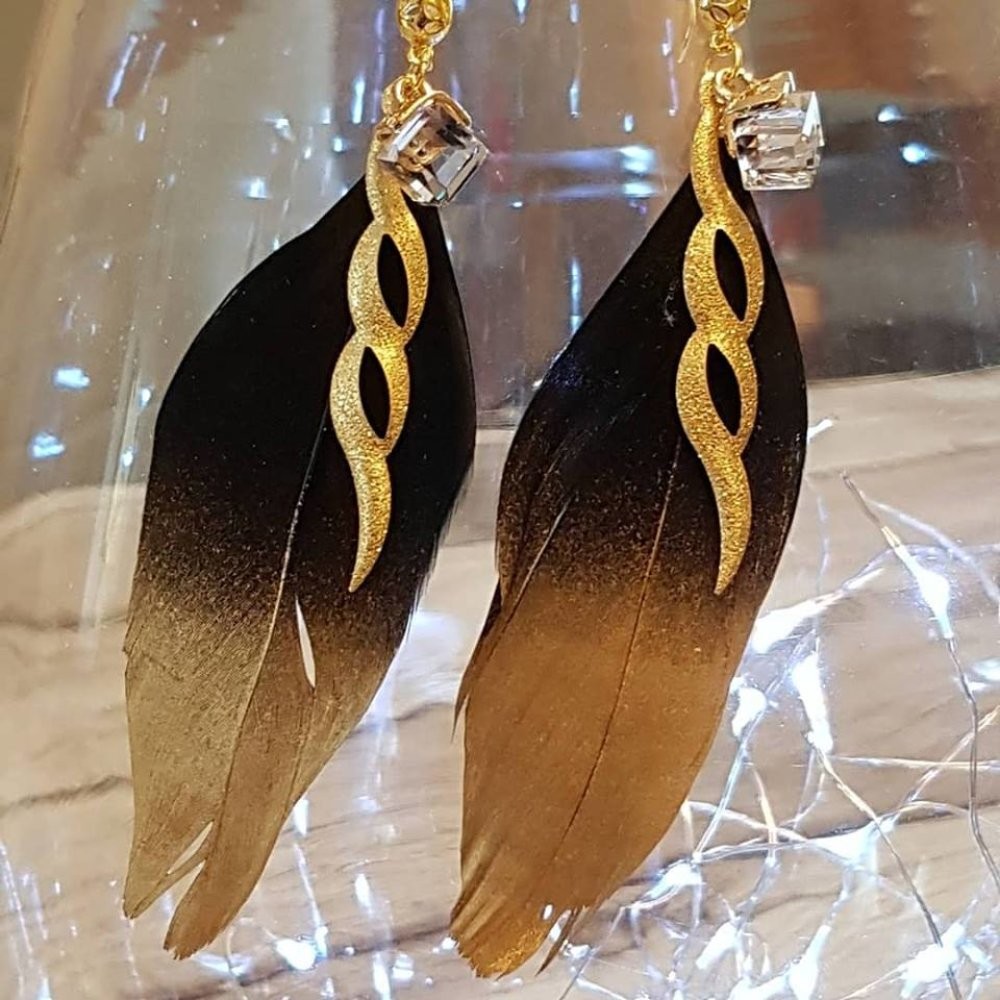 Boucles d'oreille phœnix 